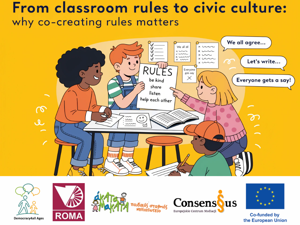 <p>In many classrooms, rules are something students #receive. But what happens when children are invited to #shape them instead? In our Erasmus+ project on teaching democracy to children, we’ve been exploring a simple but powerful shift: moving from imposed rules to co-created agreements 🤝 When students take part in building [&hellip;]</p>
